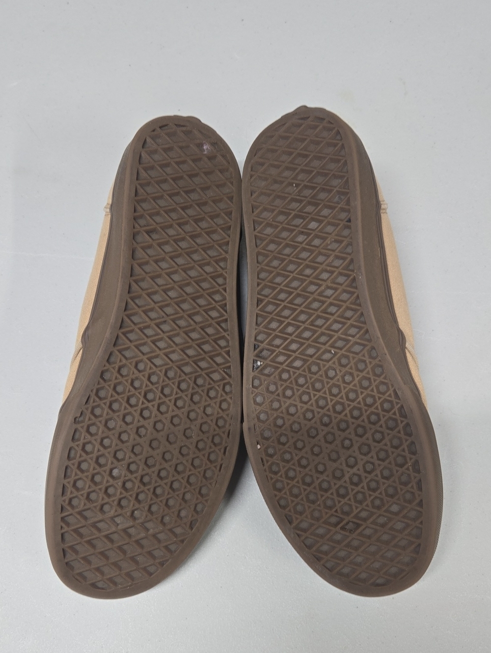 Vans Men's Tan Canvas Low-Top Sneakers - Picture 4 of 6